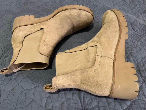 Boots, which you'll hear about later